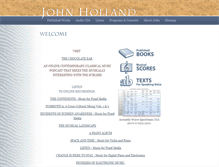 Tablet Screenshot of johnholland.ws